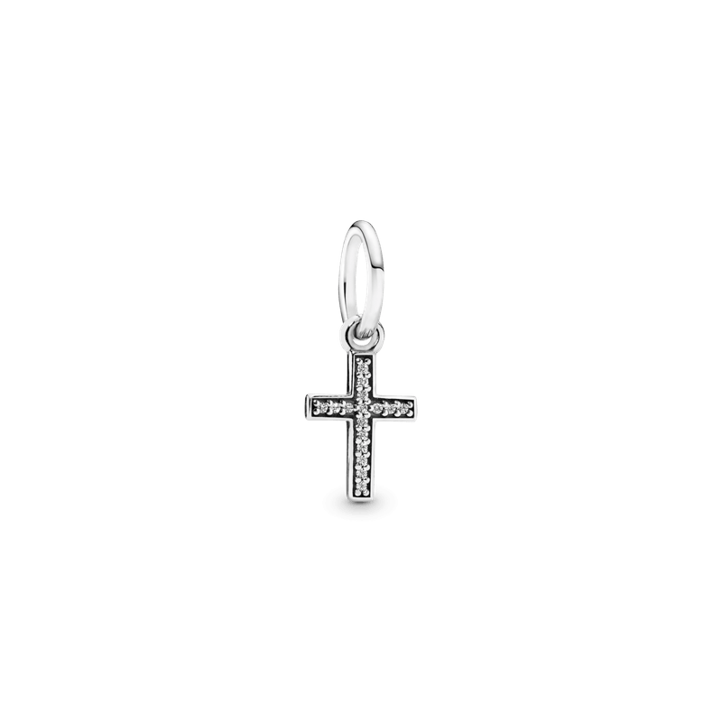 Charm Colgante Cruz Resplandeciente