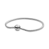 Brazalete cadena de serpiente con cierre redondo Pandora Moments